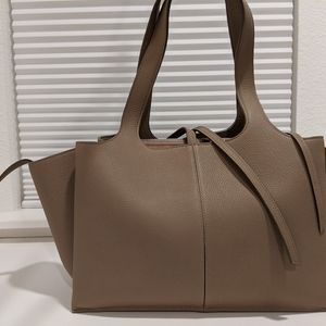 Celine Small Trifold brand new light taupe
